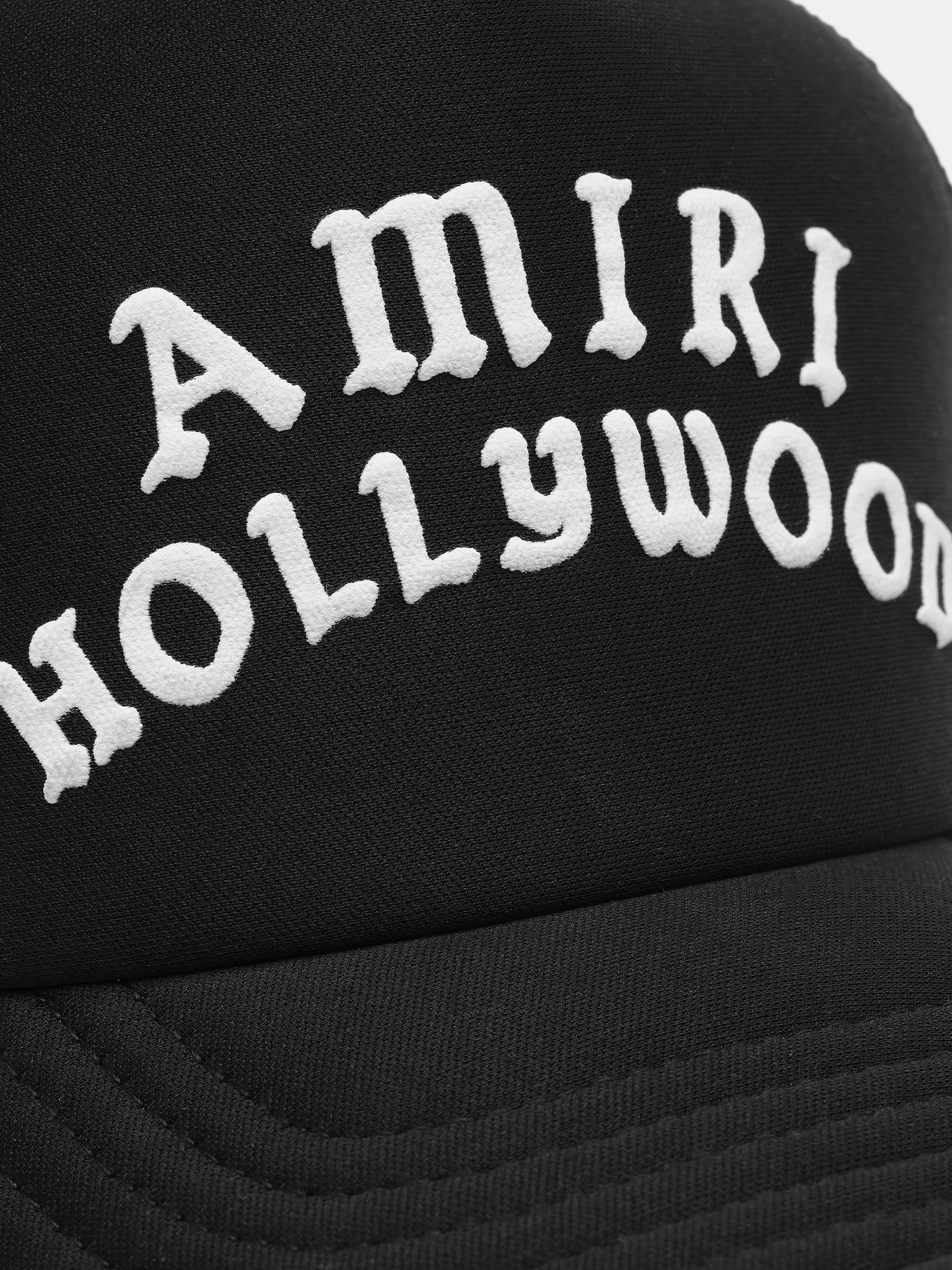 AMIRI HOLLYWOOD TRUCKER HAT - Black Black