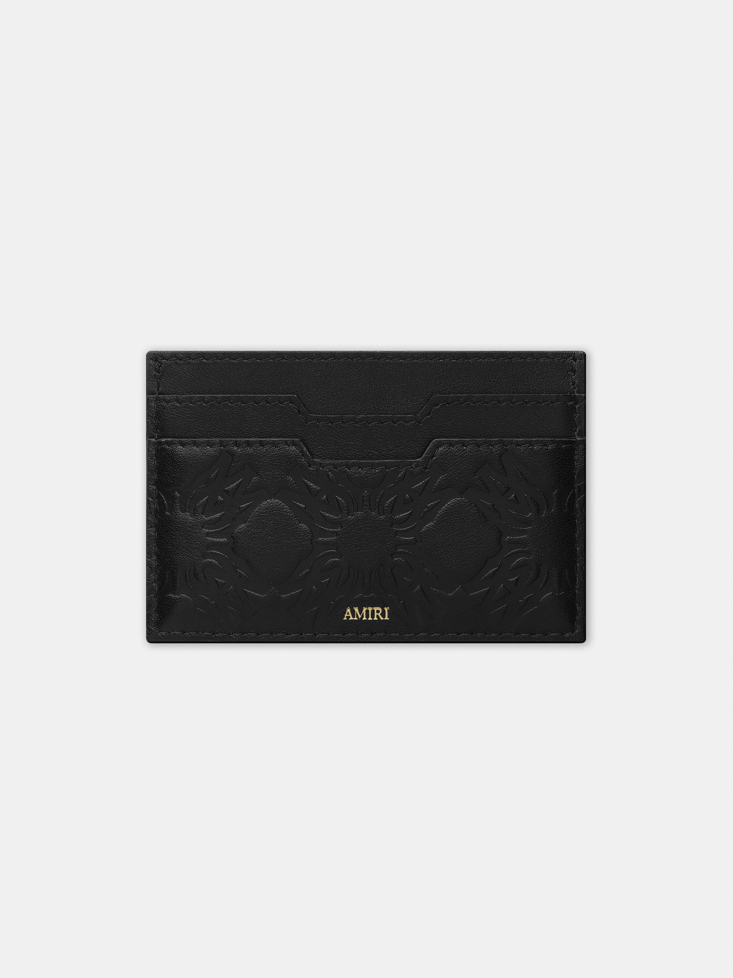 MA QUAD LEATHER CARD HOLDER - Black