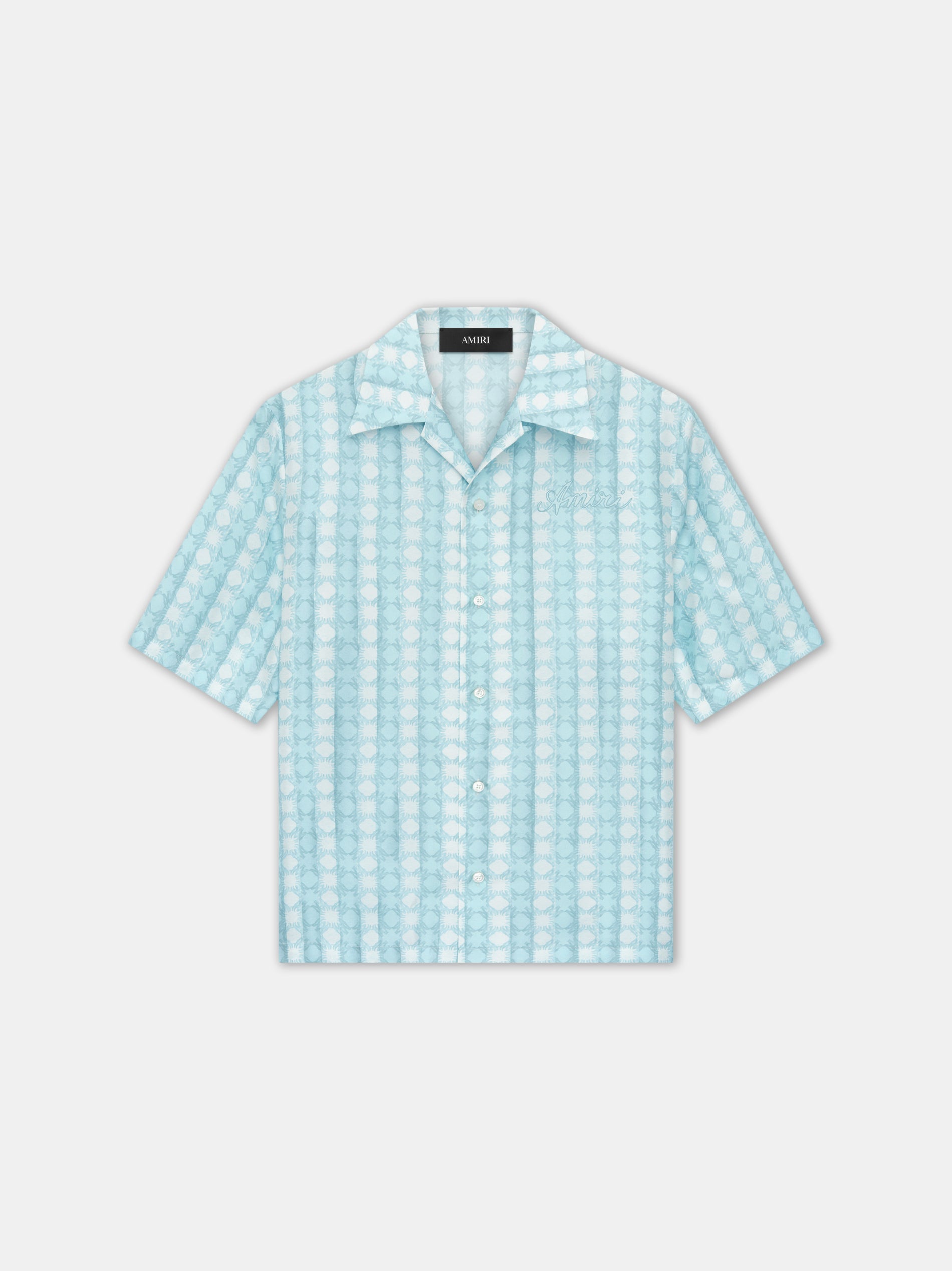 MA QUAD BOWLING SHIRT - Ice Blue