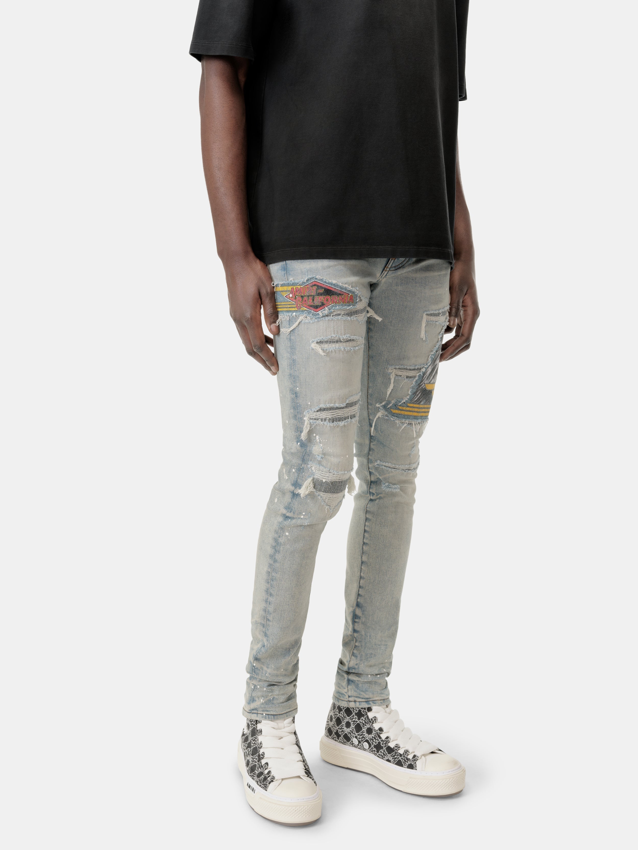 AMIRI EAGLE THRASHER JEAN - Perfect Antique Indigo