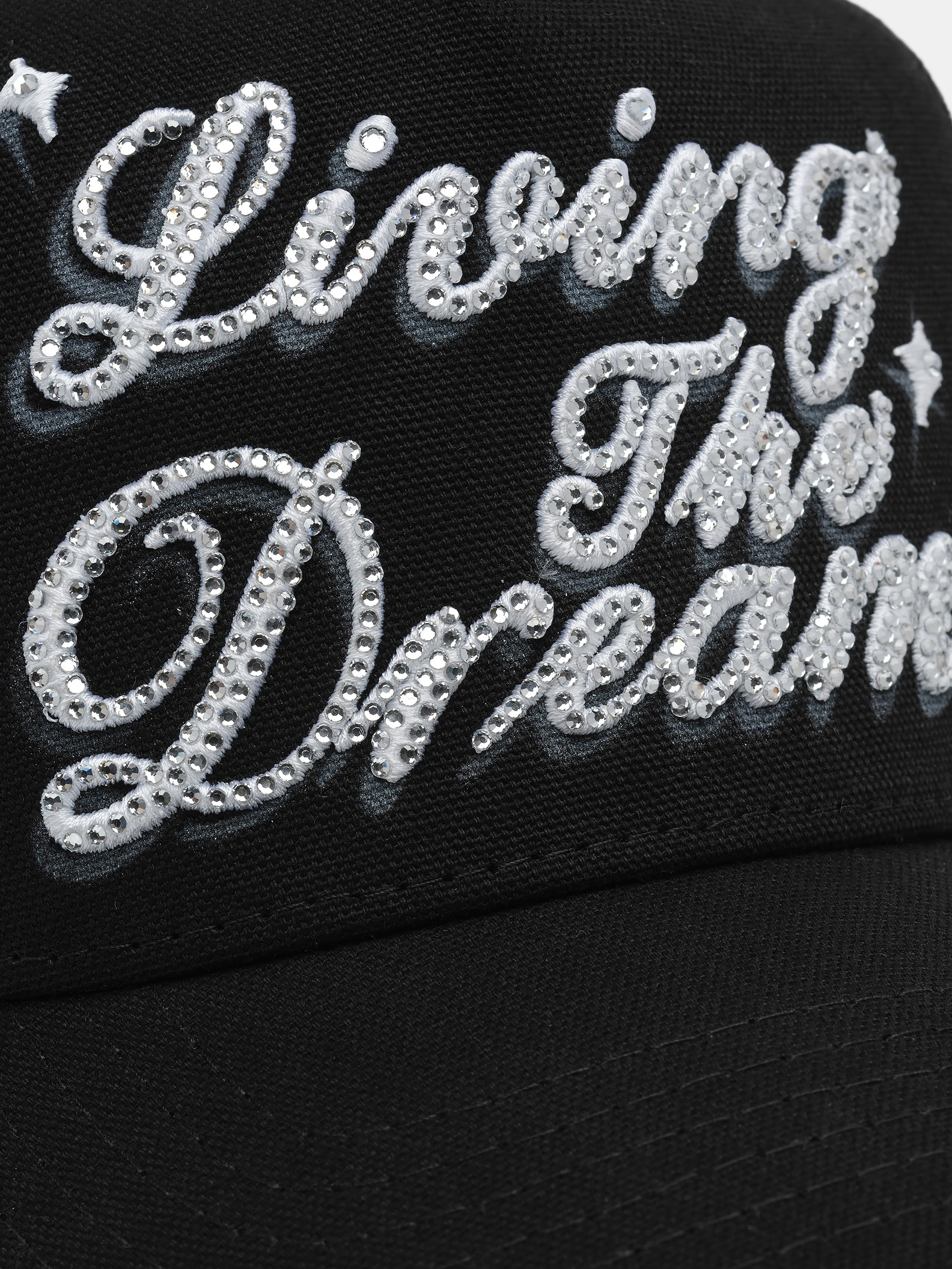 CRYSTAL DREAM TRUCKER HAT - Black