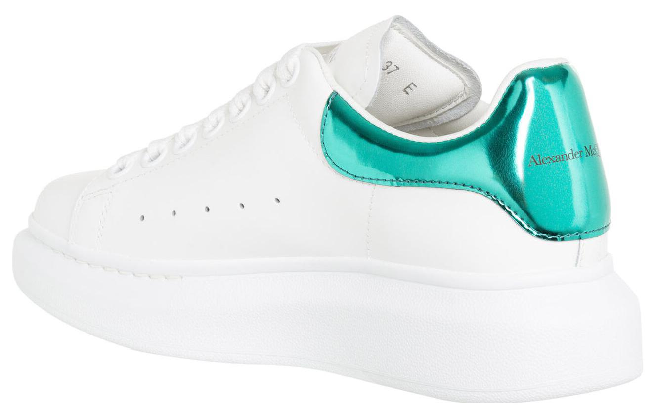 (WMNS) Alexander McQueen Oversized Sneaker 'White Emerald' 676702WICGG9079 #