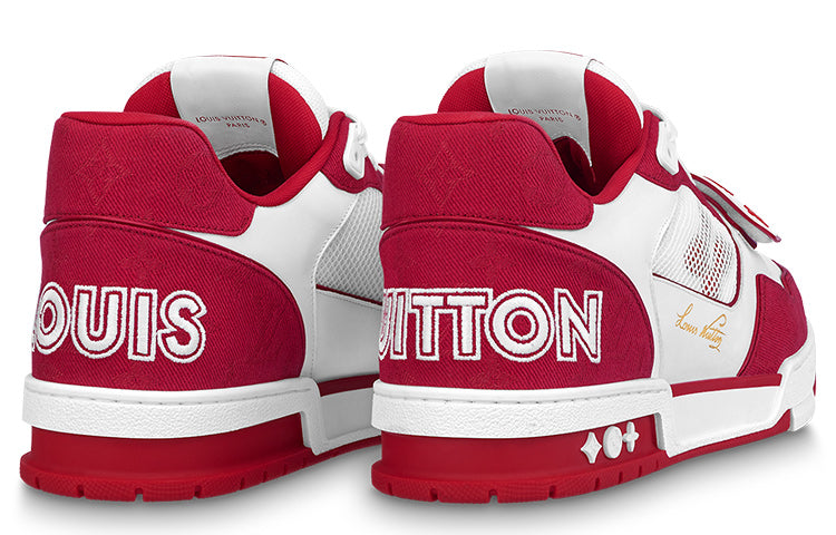 LOUIS VUITTON LV Trainer 'White Red' 1ABLXH #