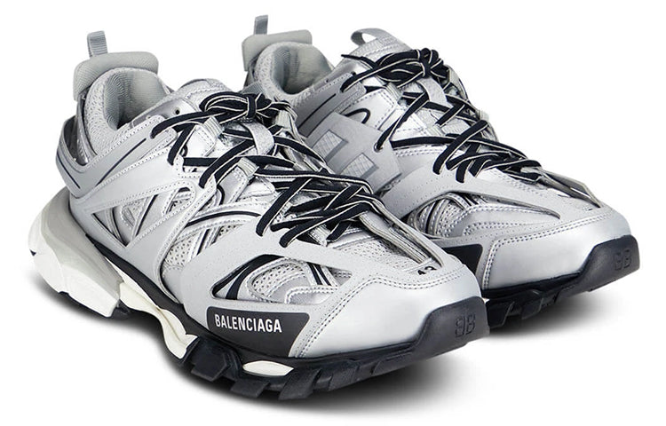 Balenciaga Track Trainer 'Metallic Silver' 542023W2CD18100 #