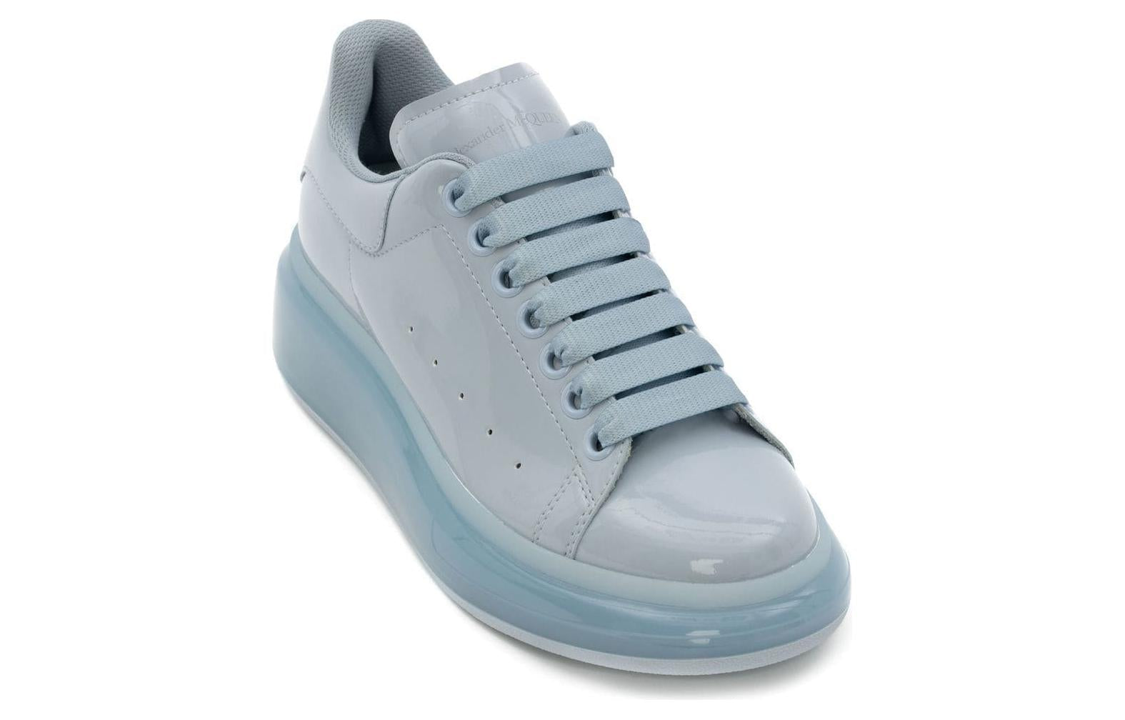 (WMNS) Alexander McQueen Oversized Low-Top Sneakers 'Blue' 697110W4T924542 #