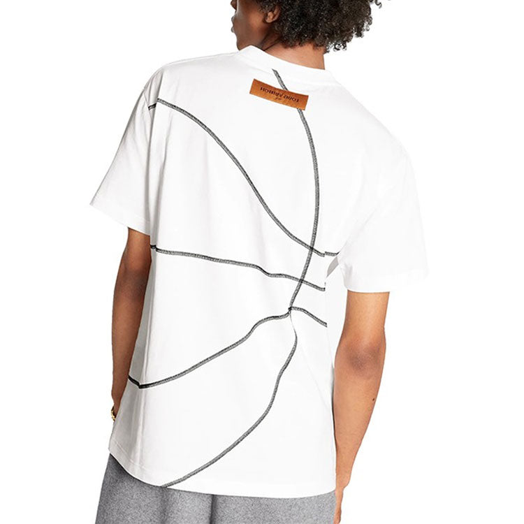 LOUIS VUITTON x NBA Basketball Tee M White 1A8H6R#.