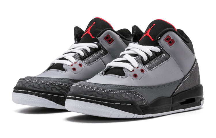 (GS) Air Jordan 3 Retro 'Stealth' 398614-003 #