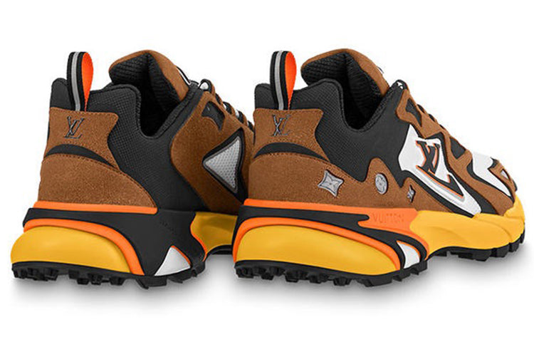LOUIS VUITTON Runner Tatic Sneakers 'Orange White Brown' 1A9BNT #
