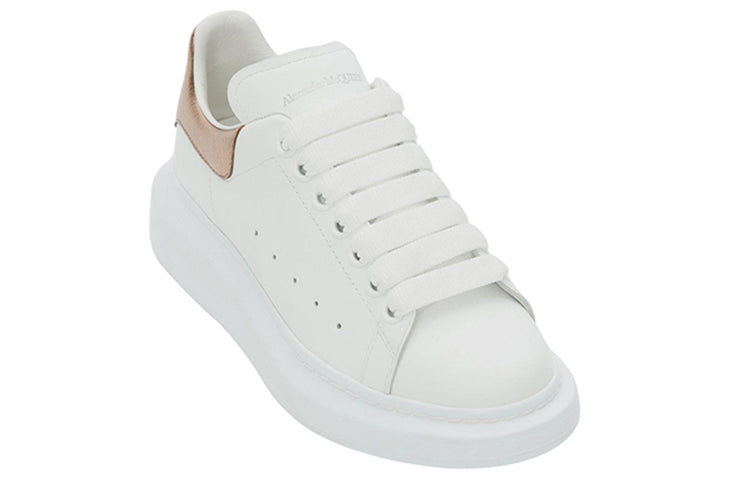 (WMNS) Alexander McQueen Oversized Sneaker 'White Rose Gold' 553770WHFBU9053 #