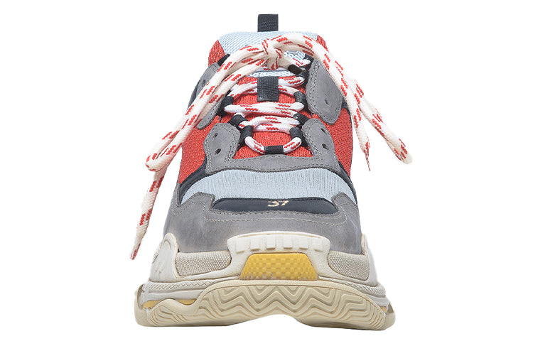 (WMNS) Balenciaga Triple S 'Blue Red' 554105W09O24365 #