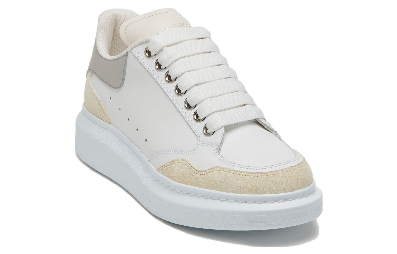 (WMNS) Alexander McQueen Oversized Sneakers 'White Vanilla Cement' 758982WIA5V7788 #