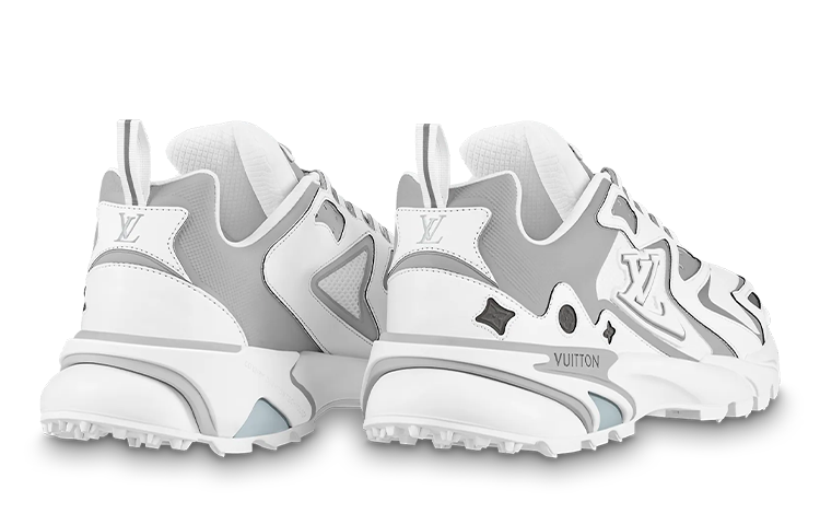 LOUIS VUITTON Runner Tatic Sneakers 'White Grey' 1ABEQ4 #.