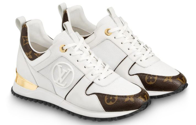 (WMNS) LOUIS VUITTON LV Run Away Calfskin Sports Shoes White 1A4XNH #
