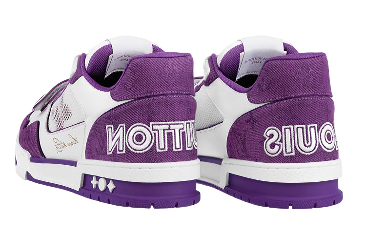 LOUIS VUITTON LV Trainer 'White Violet' 1ABLYL #.