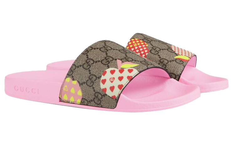 (WMNS) Gucci Slide Les Pommes Slide Sandal 'Light pink' 664213-22K00-8919 #