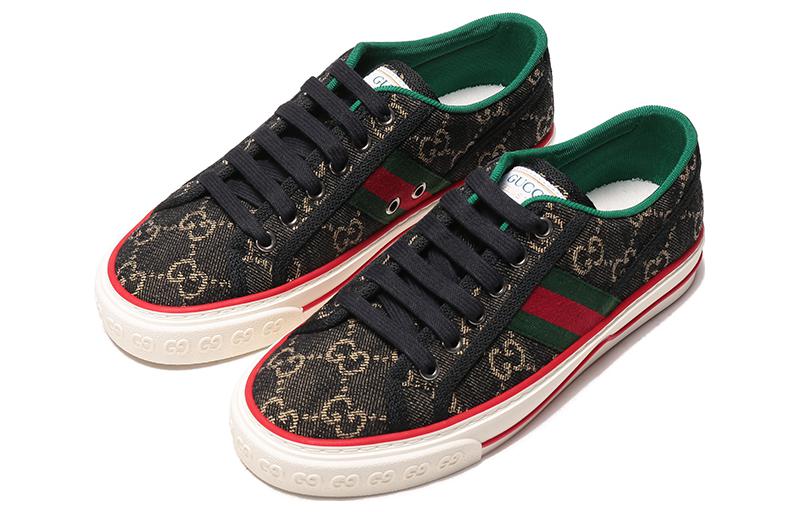 (WMNS) Gucci Tennis 1977 GG Logo 'Black Multi' 606110-UN320-1291 #