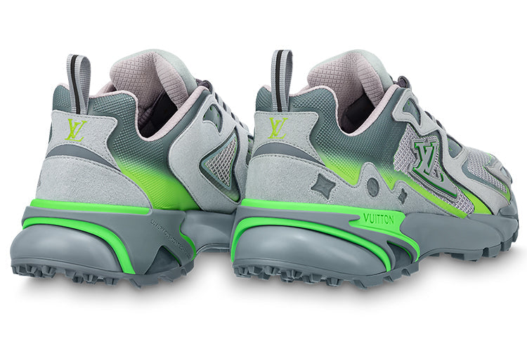 LOUIS VUITTON Runner Tatic Sneakers 'Grey Neon Green' 1ABLZ5 #