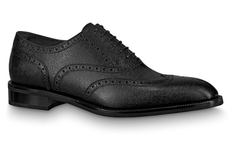 LOUIS VUITTON Graduate Richelieu Shoes 'Black' 1A8IZI #