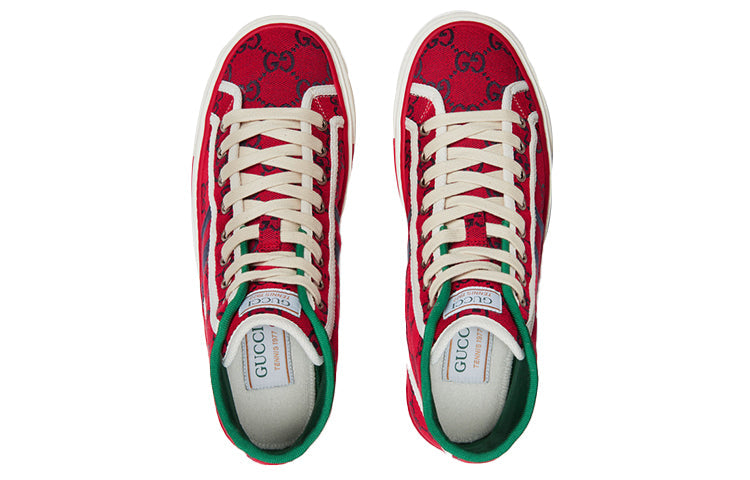 Gucci Tennis 1977 High Top Sneakers 'Red' 661389-2UZL0-6497 #.