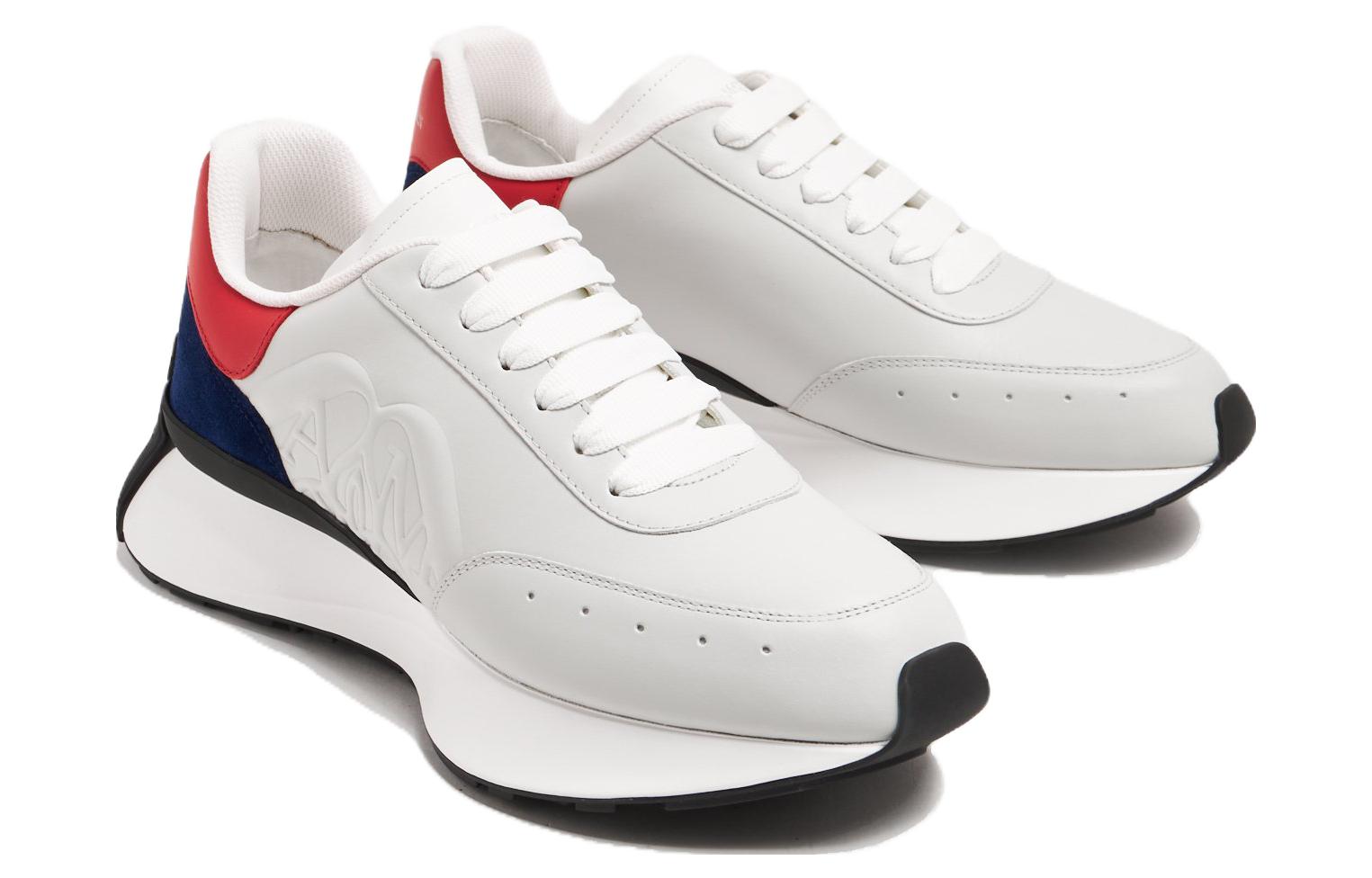 Alexander McQueen Sprint Runner Sneakers 'White Black Red' 777417WIDNF1799 #