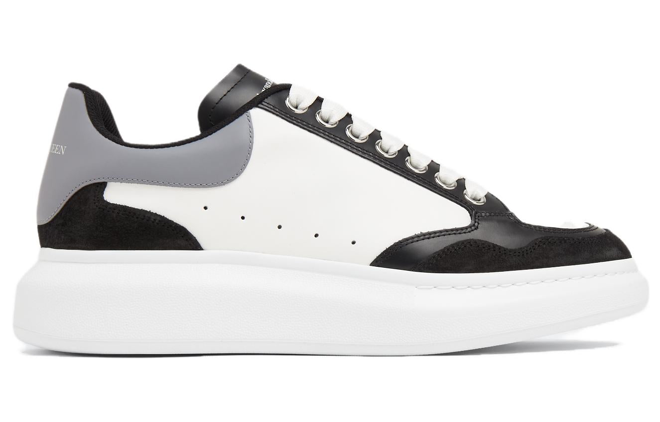 Alexander McQueen Colour-Block Low-Top Sneakers 'White Grey Black' 757710WIA5V1142 #