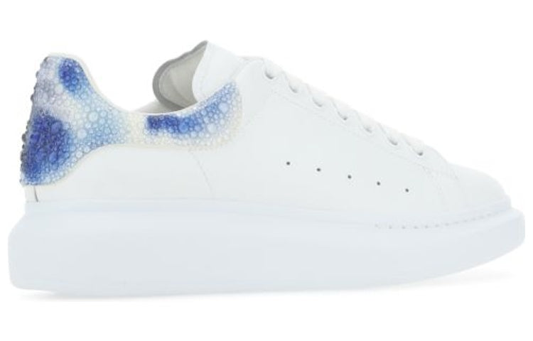Alexander McQueen Oversized Shoes 'Iridescent White Blue' 730085WICY48912 #