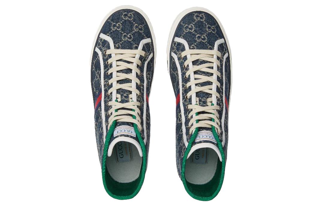 Gucci Tennis 1977 High 'Denim' 625807-2KQ90-4464 #.