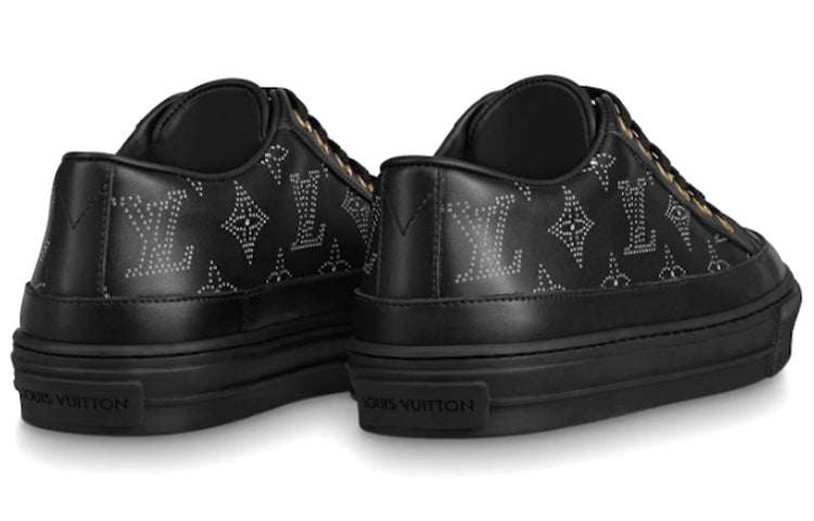 (WMNS) LOUIS VUITTON Stellar Sneakers 'Black with White Sketch Monogram' 1A87TE #