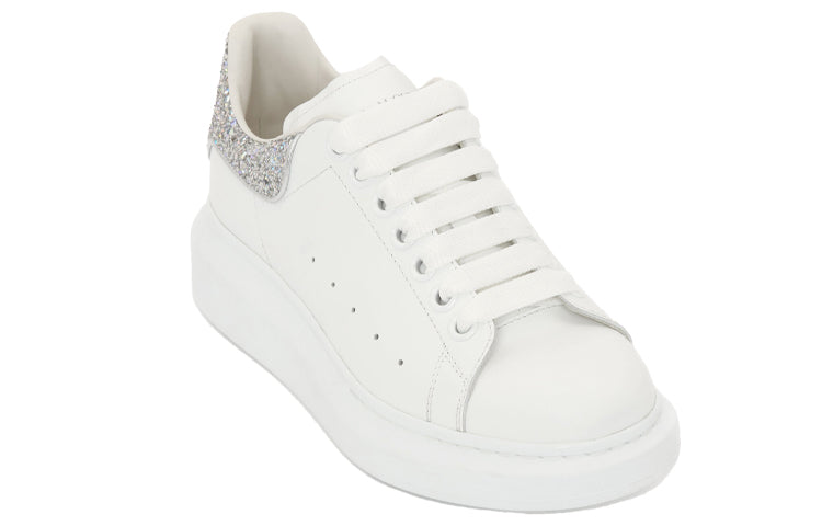 (WMNS) Alexander McQueen Oversized Sneaker 'White Holo Silver' 558945WHTQI9413 #