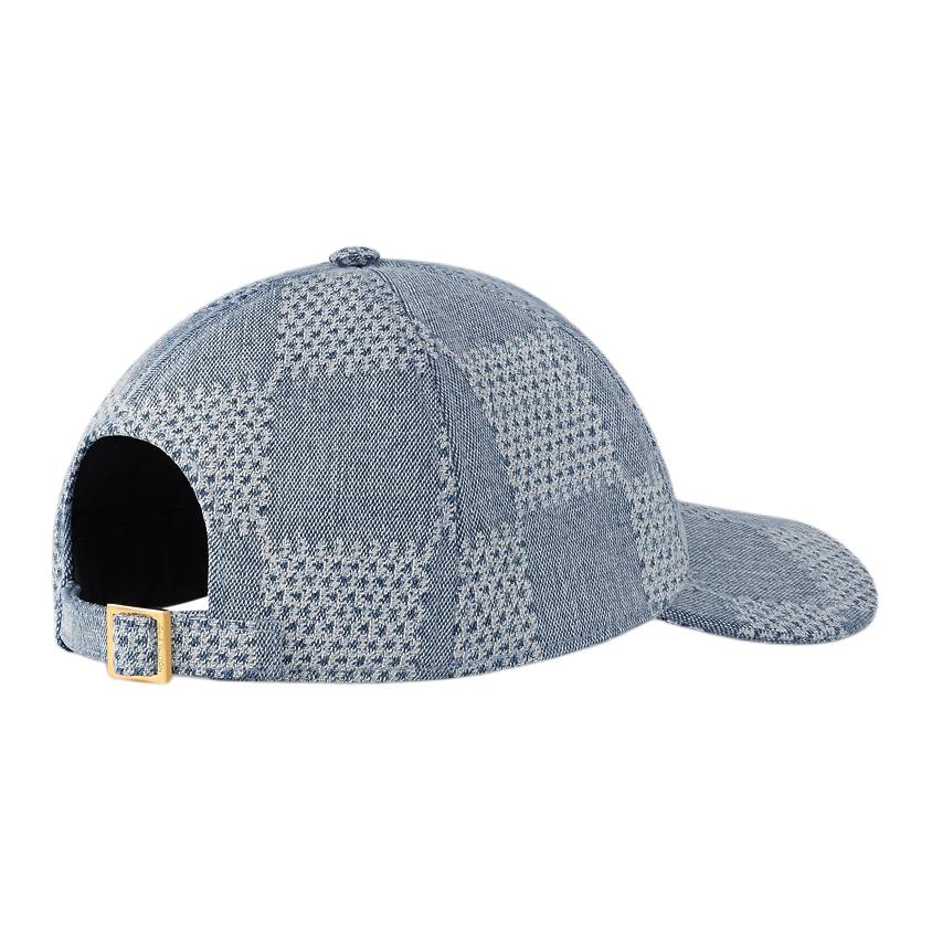 LOUIS VUITTON Damier Denim 3D Cap 'Denim Blue' M7534M #
