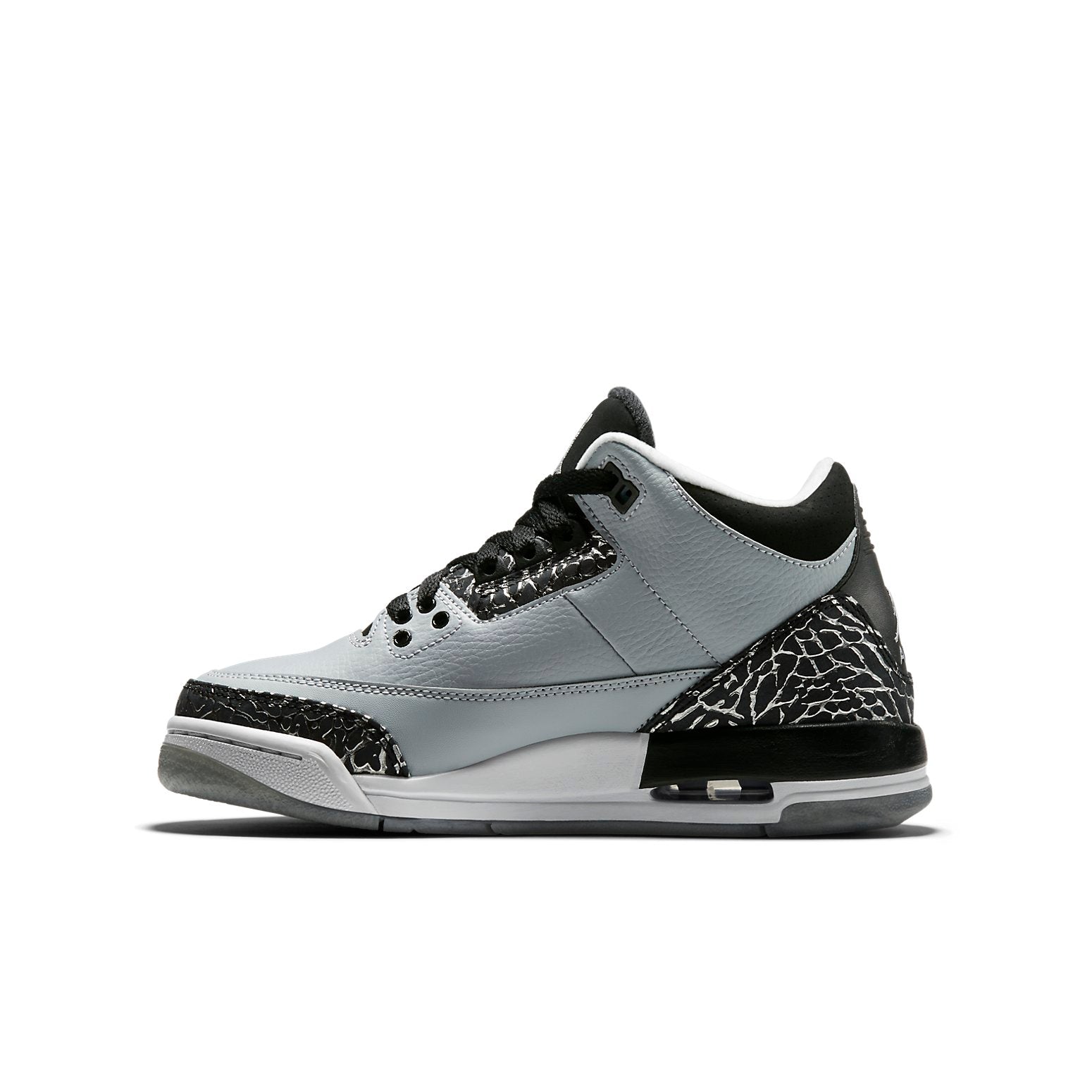 (GS) Air Jordan 3 Retro 'Wolf Grey' 398614-004 #