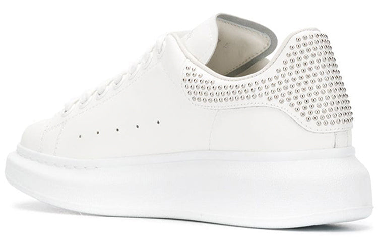 (WMNS) Alexander McQueen Oversized Sneaker 'White Silver' 611696WHQYW9071 #