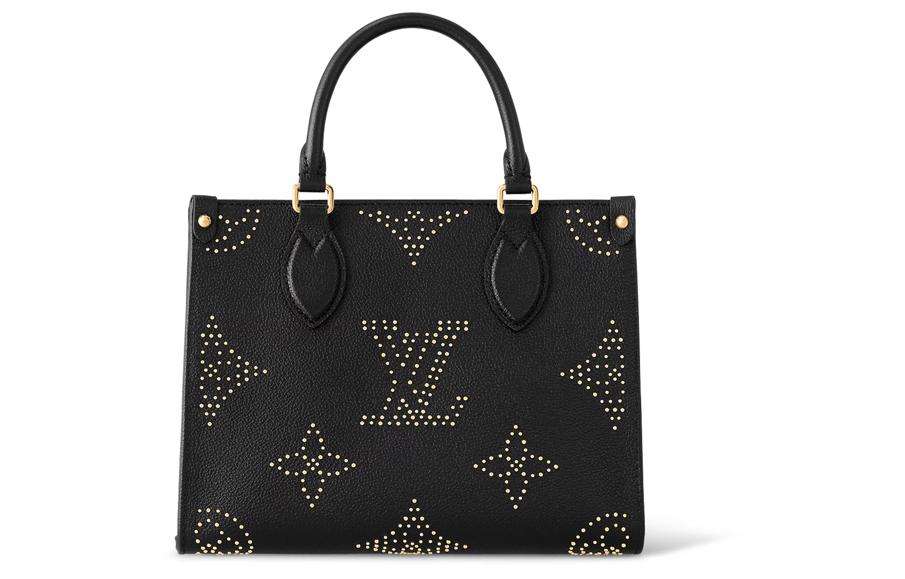 (WMNS) LOUIS VUITTON OnTheGo PM Monogram Empreinte Tote Bag 'Black' M46733 #