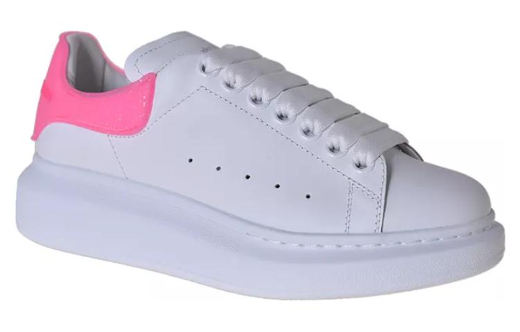 (WMNS) Alexander McQueen Oversized Sneakers 'White Bright Pink' 718157WIAF19753 #