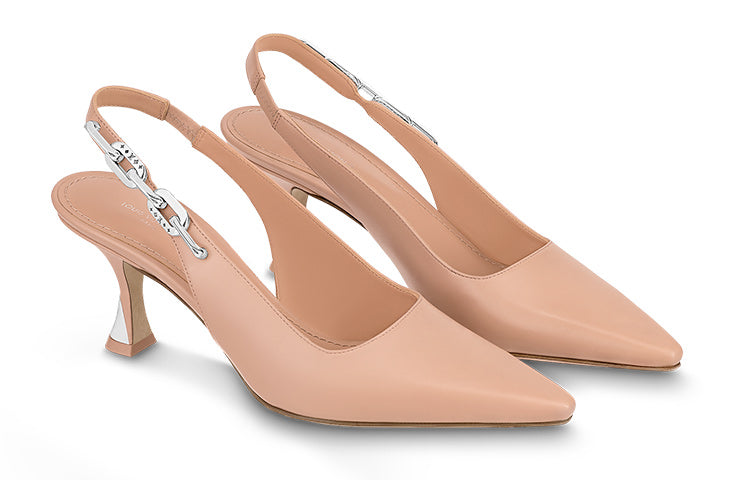 (WMNS) LOUIS VUITTON Sparkle 65mm Slingback Pumps 'Pink' 1ABPJP #