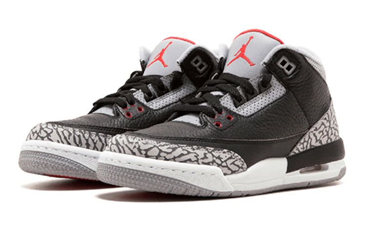 (GS) Air Jordan 3 Retro OG 'Black Cement' 2018 854261-001 #