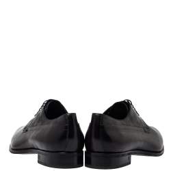 LOUIS VUITTON Haussmann Derby Shoes 'Black' 1A2BHI #