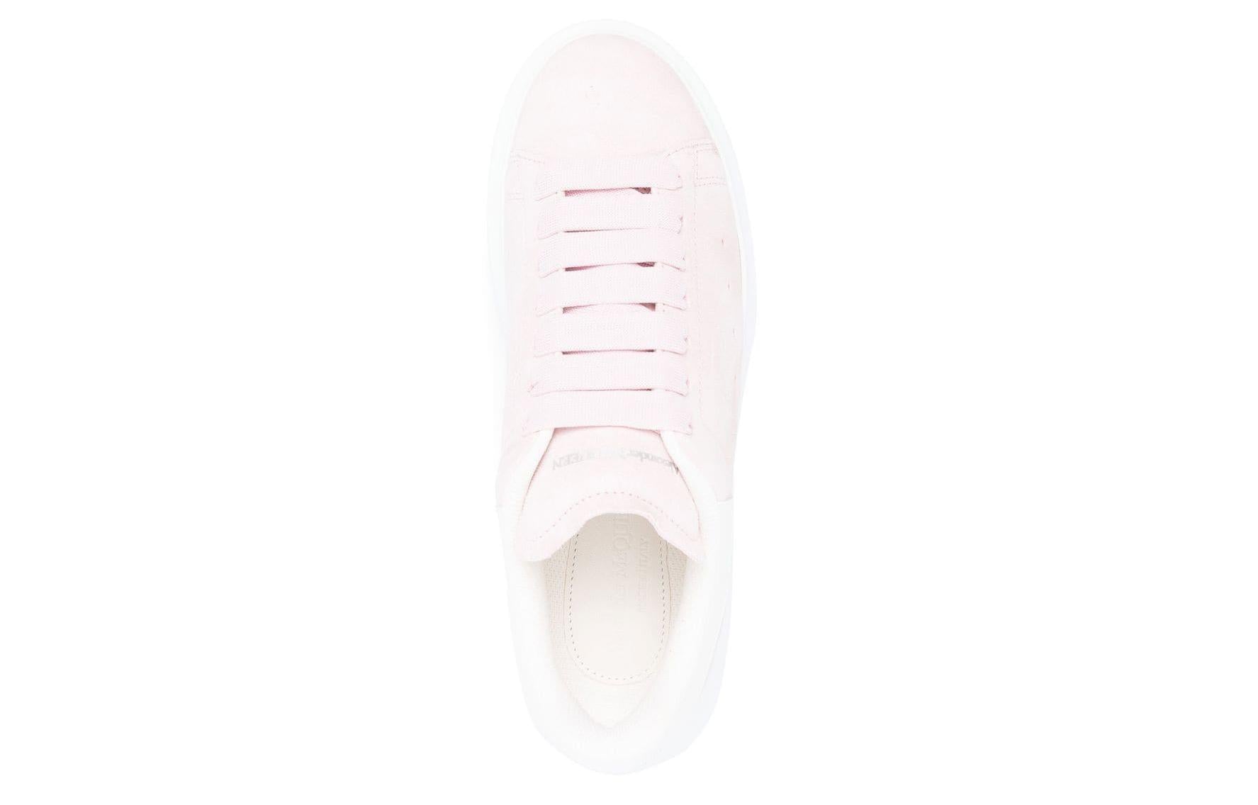(WMNS) Alexander McQueen Suede Oversized Sneaker 'Light Pink' 650792WIA5E5738 #