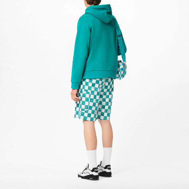 Men's LOUIS VUITTON FW21 Embroidered Iconic Green 1A99VY #.