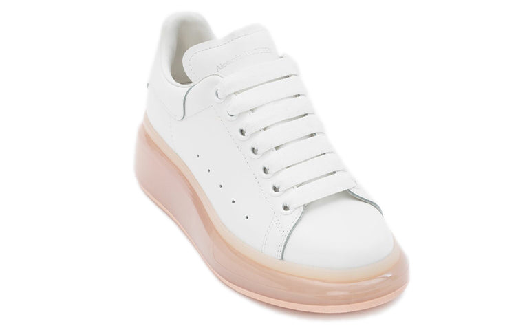 (WMNS) Alexander McQueen Oversized Sneaker 'White Rose Gold' 611698WHYBY9053 #