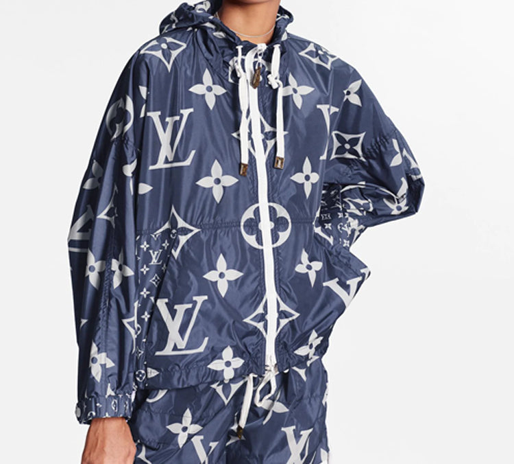 LOUIS VUITTON LV Scale Presbyterian Hooded Jacket For Blue 1A7SG