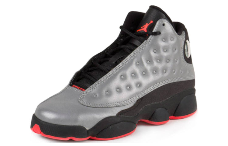 (GS) Air Jordan 13 Retro Premium 'Reflective Silver' 696299-023 #