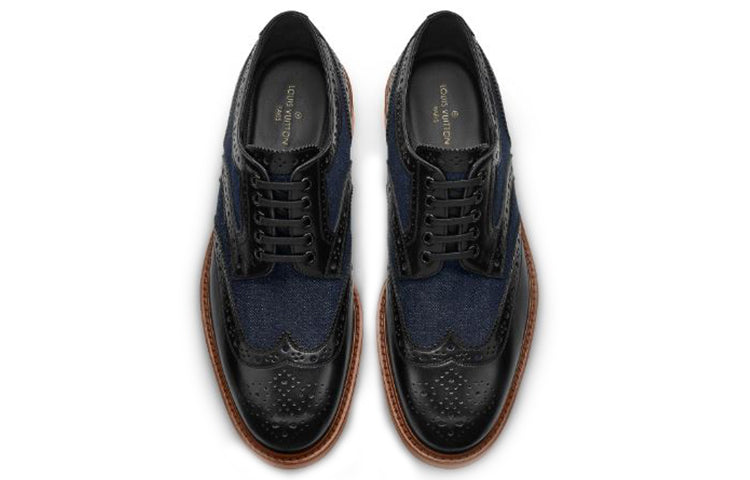 LOUIS VUITTON LV Voltaire Derby Shoes 'Black' 1A5WYR #