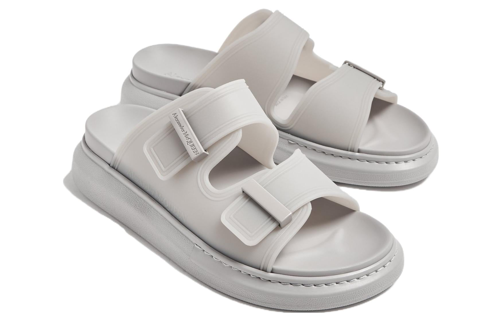 Alexander McQueen Hybrid Sandals 'Ash Grey' 663563W4TM61612 #