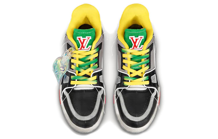 LOUIS VUITTON LV Trainers 'Yellow Multi-color' 1A8QA5  #