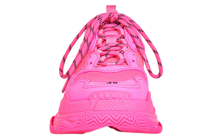 (WMNS) Balenciaga WMNS Triple S Sneaker 'Fluo Pink' 524039W2CA55000 #