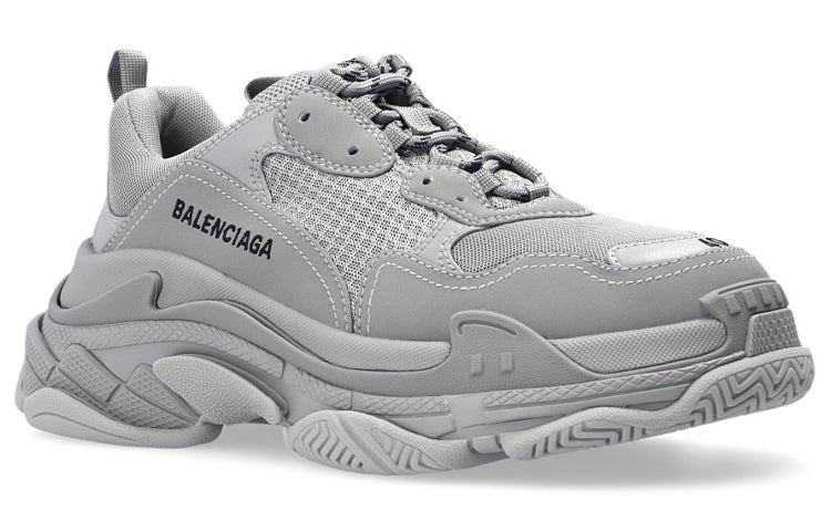 (WMNS) Balenciaga Triple S Daddy Shoes Grey 524039W2FW11203 #