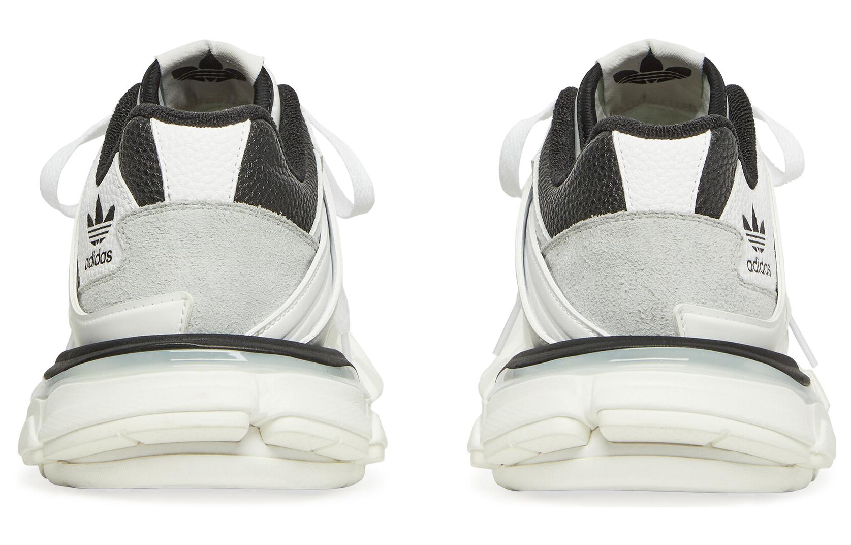 (WMNS) adidas Originals x Balenciaga Track Forum Low Top Sneaker 'White Black' 741106W3CZ19010 #