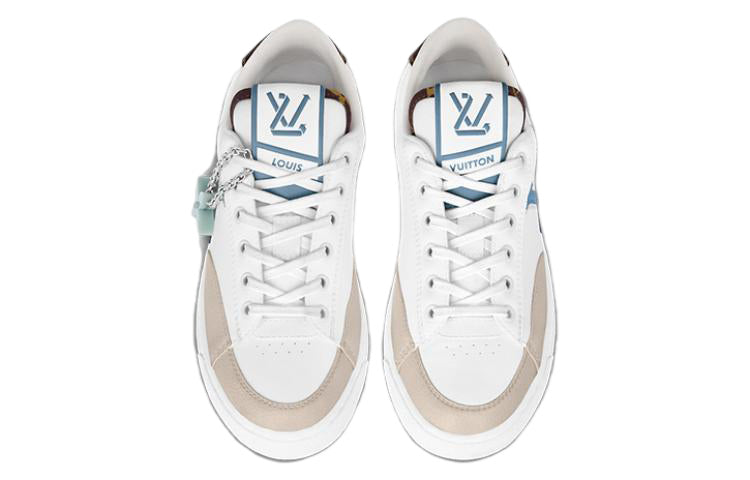 (WMNS) LOUIS VUITTON Charlie Sneakers 'Blue Beige' 1ABYV8 #
