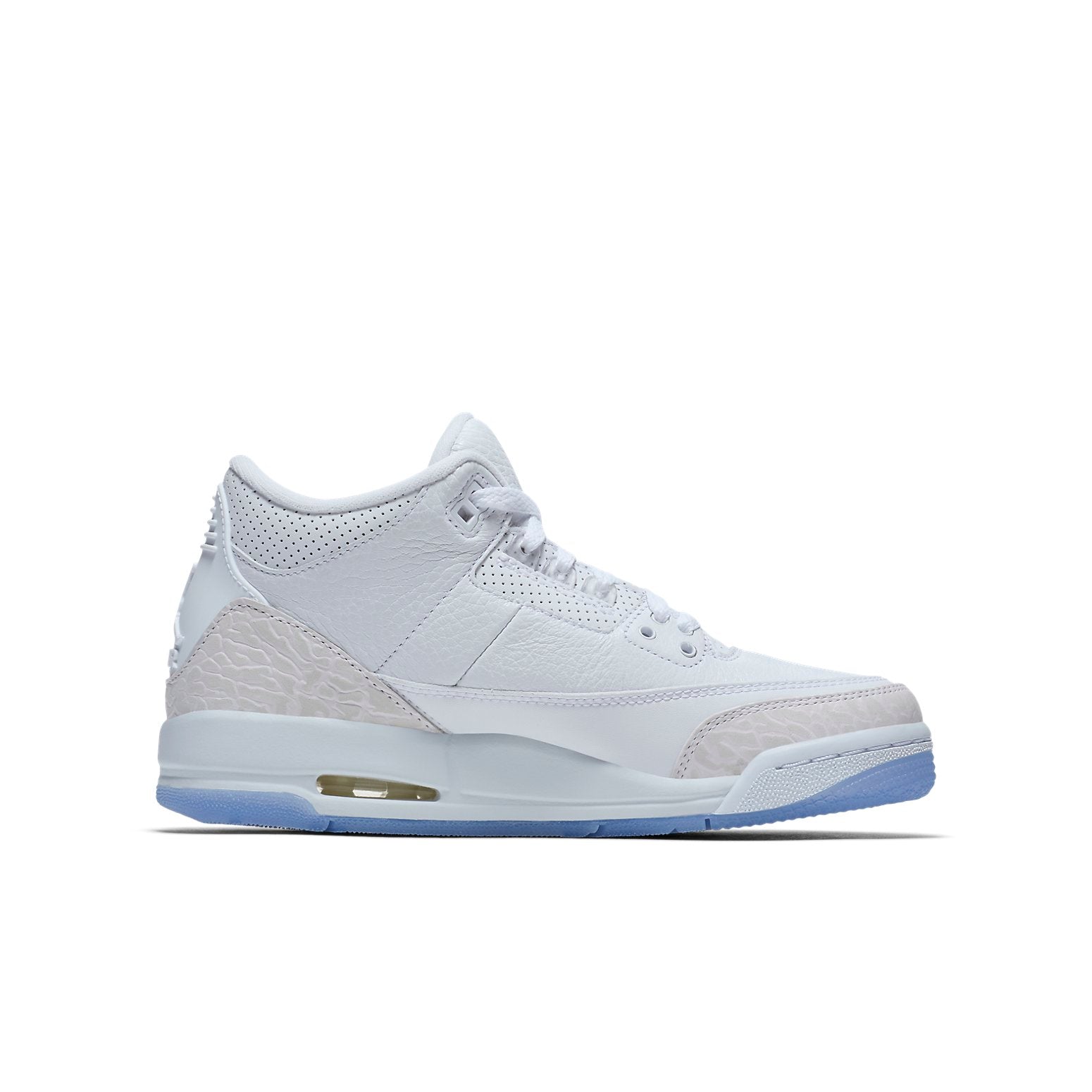 (GS) Air Jordan 3 Retro 'Triple White' 398614-111 #